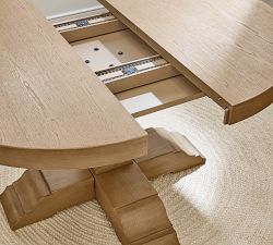 Banks Round Pedestal Extendable Dining Table (48"-72")