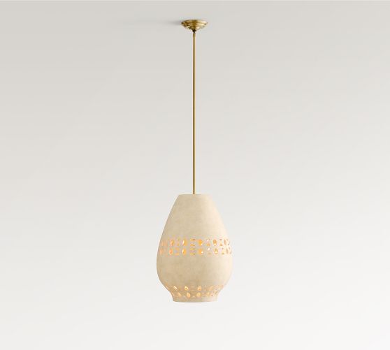 Calla Ceramic Pendant (10"-15") by Pottery Barn