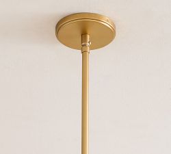 Reed Flared Metal Pendant (18")