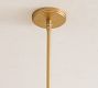 Reed Flared Metal Pendant (18")