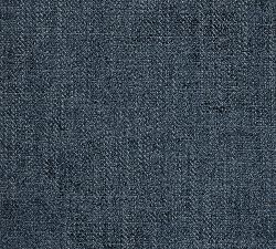 Open Box: Big Sur Square Arm Motion Upholstered Power Sofa (90") - Performance Heathered Tweed Indigo