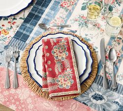 Adda Scalloped Cotton Napkins - Set of 4