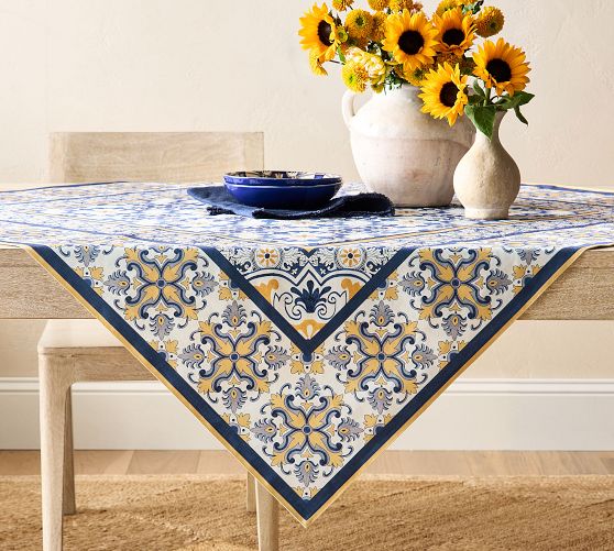 Mosaic Organic Cotton Table Throw