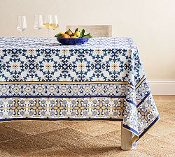 Mosaic Organic Cotton Tablecloth