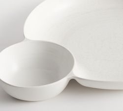 Larkin Melamine Chip &amp; Dip Server