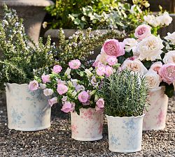 LoveShackFancy Rose Ceramic Cachepot