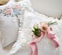 LoveShackFancy Tossed Lace Bow Pillow Cover
