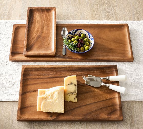 Acacia Wood Rectangular Cheese Boards