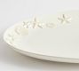Coastal Embossed Stoneware Oval Serving Platter