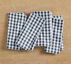 Baxter Gingham Cotton Napkins - Set of 4