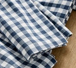 Baxter Gingham Cotton Napkins - Set of 4