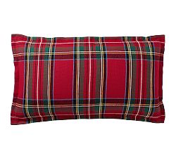 Open Box: Stewart Plaid Sham, King - Red Multi