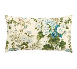 Open Box: Zoie Floral Printed Sham, King - Blue/Green Multi