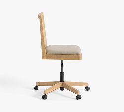 Marina Upholstered Swivel Desk Chair