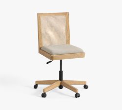 Marina Upholstered Swivel Desk Chair