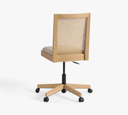 Marina Upholstered Swivel Desk Chair