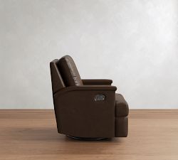 Arthur Leather Swivel Glider Recliner