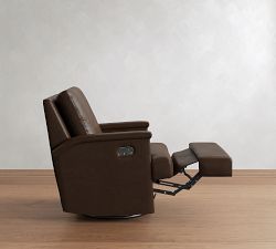 Arthur Leather Swivel Glider Recliner