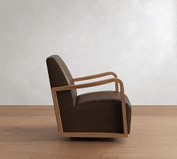 Atwood Leather Swivel Chair