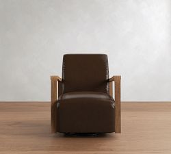 Atwood Leather Swivel Chair