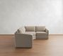 Charlotte Slipcovered 3-Piece Wedge Sectional (110")
