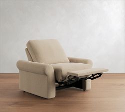 PB Comfort Modern Roll Arm Recliner
