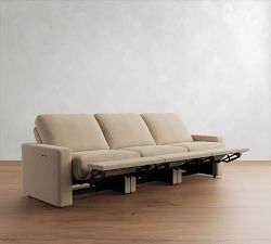 PB Comfort Modern Square Arm Power Reclining Sofa (79"&ndash;112")