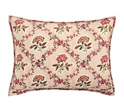 Abby Floral Reversible Quilted Sham