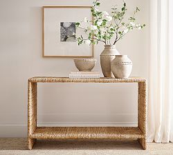 Malibu Woven Console Table (50")