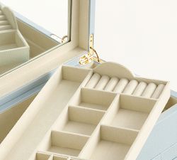 Quinn Large Jewelry Box - Foil Debossed