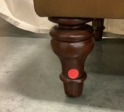 Open Box: Lorraine Tufted Leather Queen Storage Bench (58") - Signature Maple, Espresso