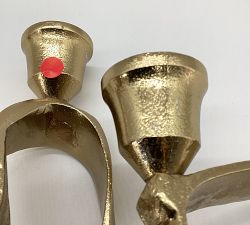 Open Box: LoveShackFancy Figural Ribbon Centerpiece - Brass