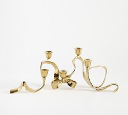 Open Box: LoveShackFancy Figural Ribbon Centerpiece - Brass