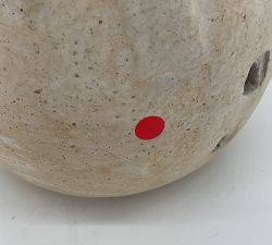 Open Box: Terracotta Snowwoman, Large (13") - Artisan White