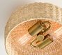 Bermuda Rattan Round Flush Mount (12"-24")