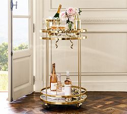 LoveShackFancy Bow Bar Cart (19.5")