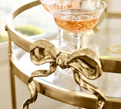 LoveShackFancy Bow Bar Cart (19.5")