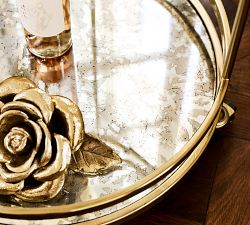 LoveShackFancy Bow Bar Cart (19.5")