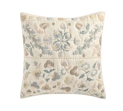 Molly Suzani Embroidered Quilted Sham
