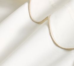 Scalloped Embroidered Sheet Set