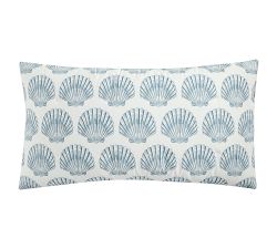 Shell Motif Percale Comforter Sham