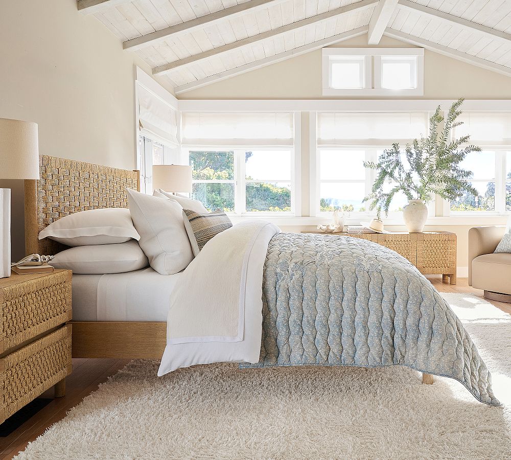 Coral Reef Embroidered Quilt