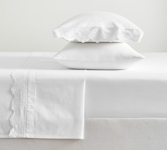 Eyelet Sheet Set