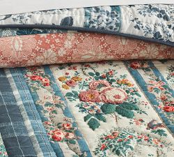 Bridgette Vintage Floral Reversible Quilt