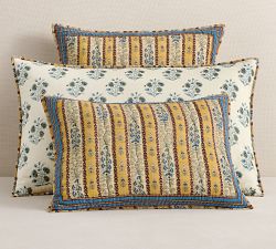 Quinn Striped Floral Quilt