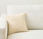 Mini Textured Striped Filled Pillow