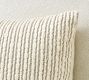 Mini Textured Striped Filled Pillow