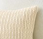 Mini Textured Striped Filled Pillow
