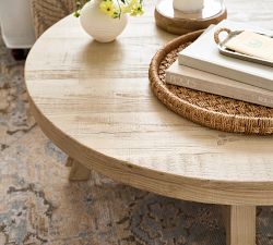 Farmhouse Trestle Round Coffee Table (44")
