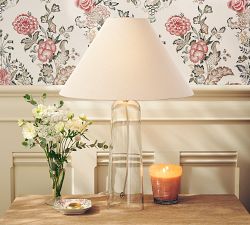 Marlo Clear Glass Table Lamp (26")